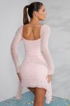 6790_6_Tivoli-Blush-Embellished-Cowl-Neck-Side-Drape-Flare-Sleeve-Mini